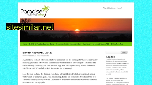 paradisebusinesscamp.se alternative sites
