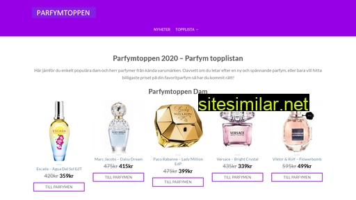 parfymtoppen.se alternative sites