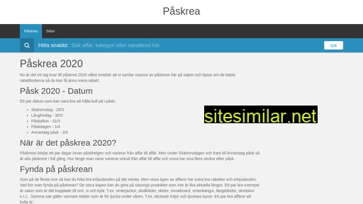 paskrea.se alternative sites
