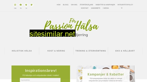 passionforhalsa.se alternative sites