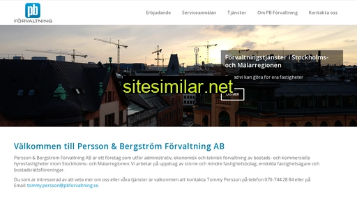 pbforvaltning.se alternative sites