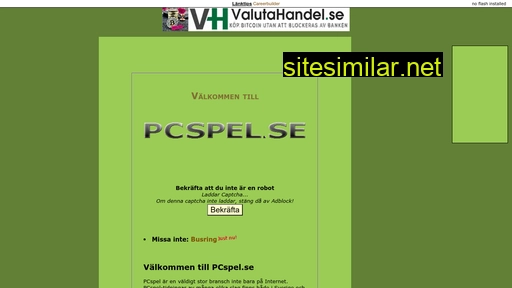 pcspel.se alternative sites