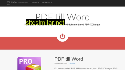 Pdf-word similar sites