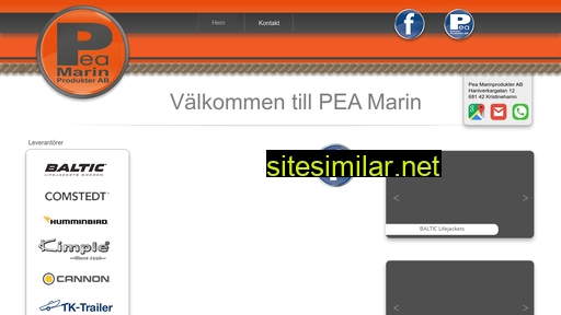 peamarin.se alternative sites
