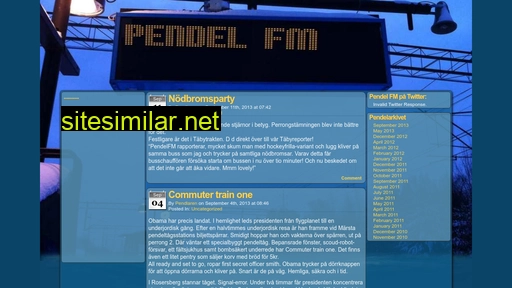 pendelfm.se alternative sites