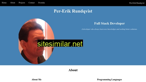 Pererikrundqvist similar sites