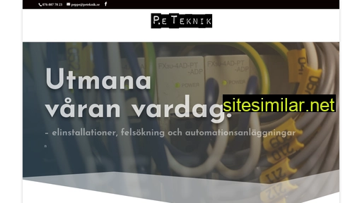 peteknik.se alternative sites