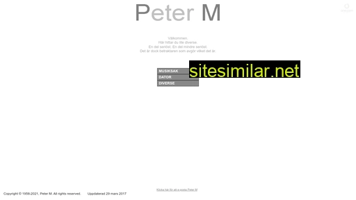 peterm.se alternative sites