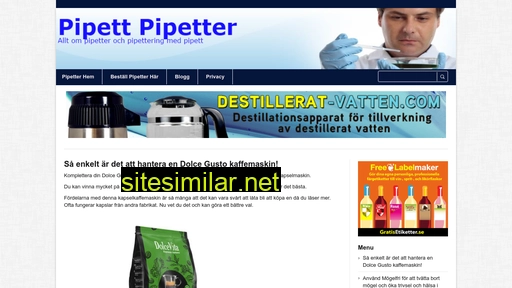 pipettpipetter.se alternative sites