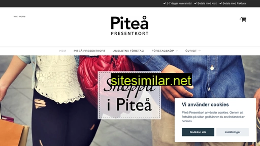 piteapresentkort.se alternative sites