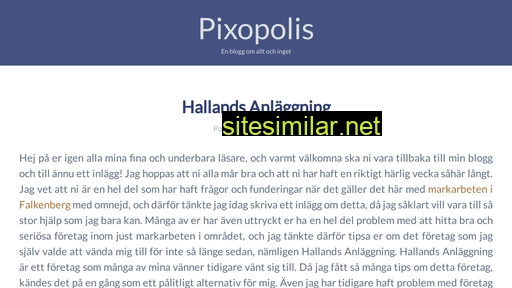 pixopolis.se alternative sites
