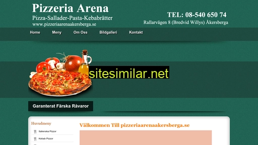 pizzeriaarenaakersberga.se alternative sites