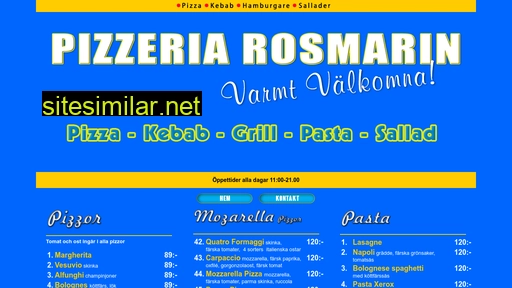 pizzeriarosmarin.se alternative sites