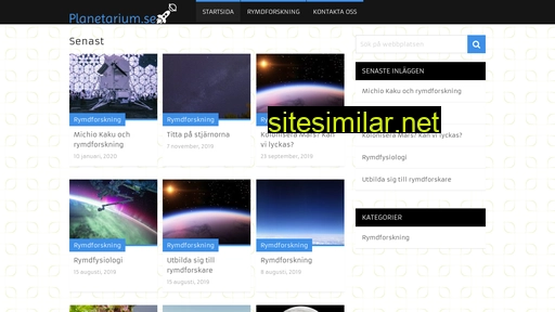 planetarium.se alternative sites
