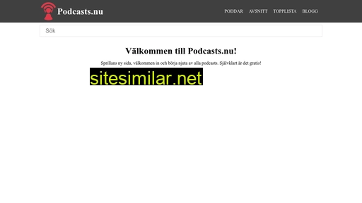 podcast24.se alternative sites
