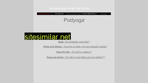 podyoga.se alternative sites
