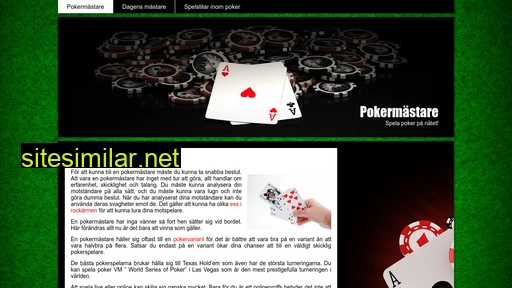 pokermastare.se alternative sites