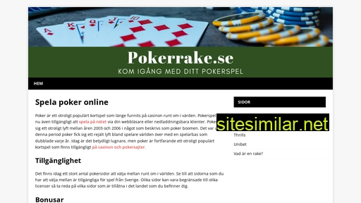 Pokerrake similar sites