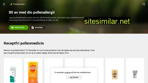 pollenbutiken.se alternative sites