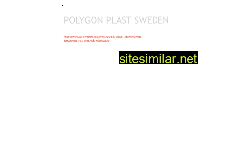 polygonplast.se alternative sites