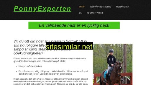 ponny-experten.se alternative sites
