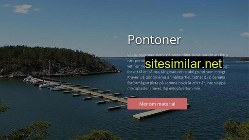 pontoner.se alternative sites