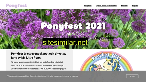 ponyfest.se alternative sites