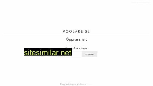 poolare.se alternative sites