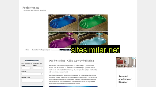 poolbelysning.se alternative sites