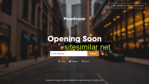 poopscoop.se alternative sites