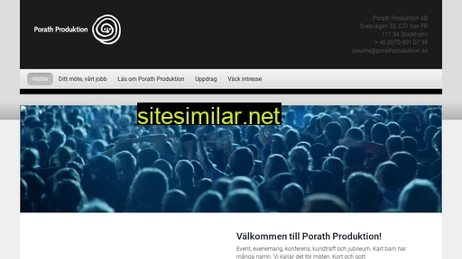porathproduktion.se alternative sites