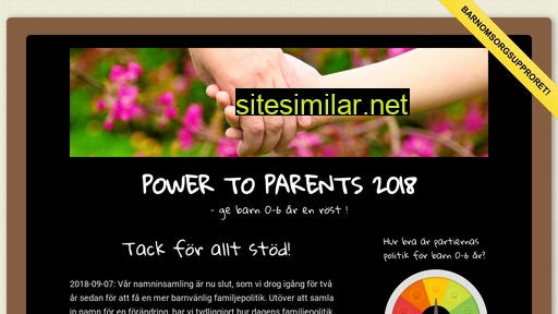 powertoparents.se alternative sites