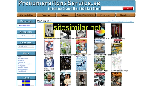 prenumerationsservice.se alternative sites