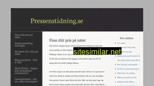 pressenstidning.se alternative sites