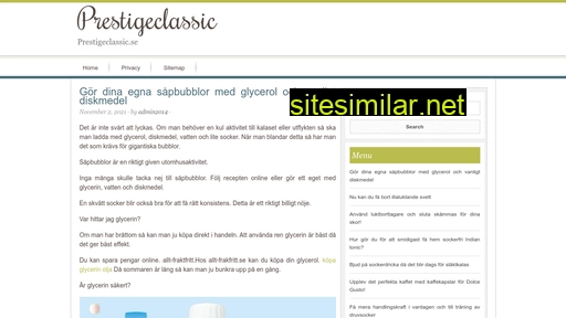 prestigeclassic.se alternative sites