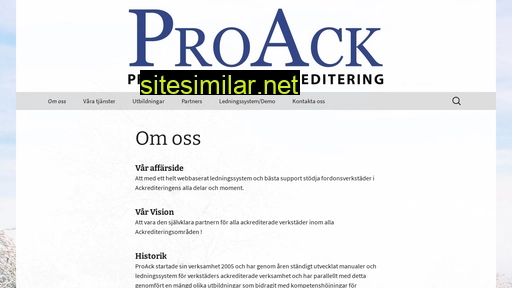 Proack similar sites