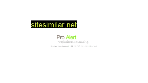 proalert.se alternative sites
