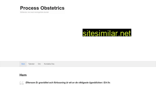processobstetrics.se alternative sites