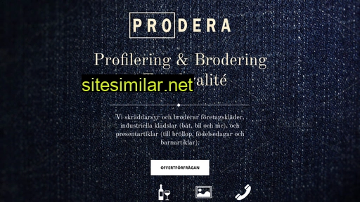 prodera.se alternative sites