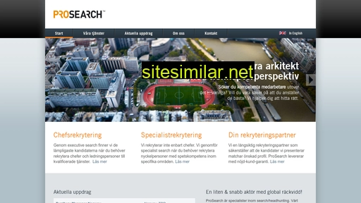 prosearch.se alternative sites