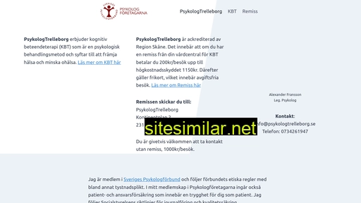 psykologtrelleborg.se alternative sites