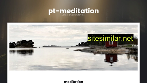 pt-meditation.se alternative sites