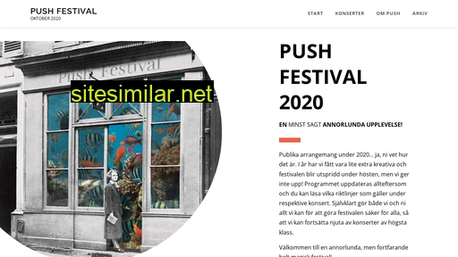 pushfestival.se alternative sites