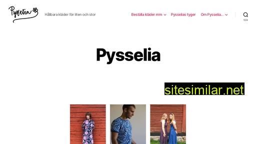 pysselia.se alternative sites