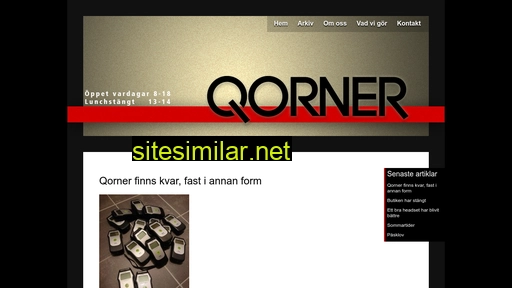qorner.se alternative sites