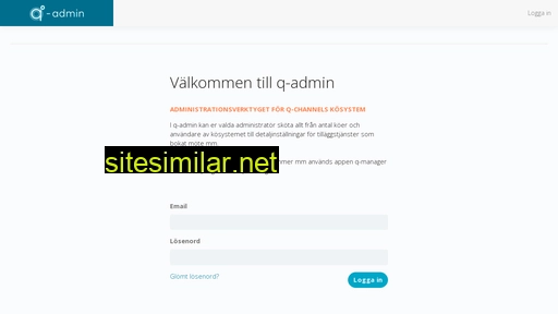 q-admin.se alternative sites