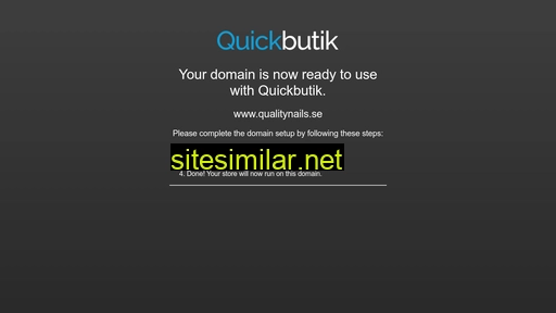 qualitynails.se alternative sites