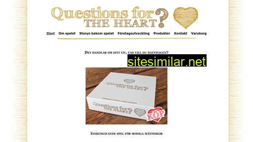 Questionsfortheheart similar sites