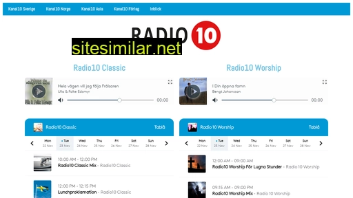 radio10.se alternative sites