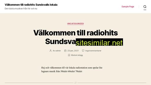 radiohits-sundsvall-lokal.se alternative sites